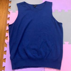 Ann Taylor blue tank size large